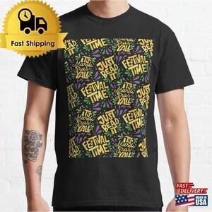 Mardi Gras New Orleans Beads Parade Dance Music Graphic T Shirt